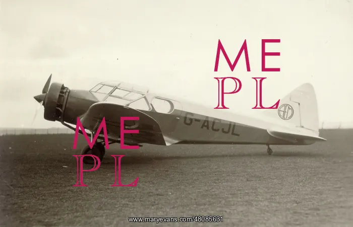 : The first production Airspeed AS5 Courier, G-ACJL : The first production Airspeed AS5 Courier, G-ACJL