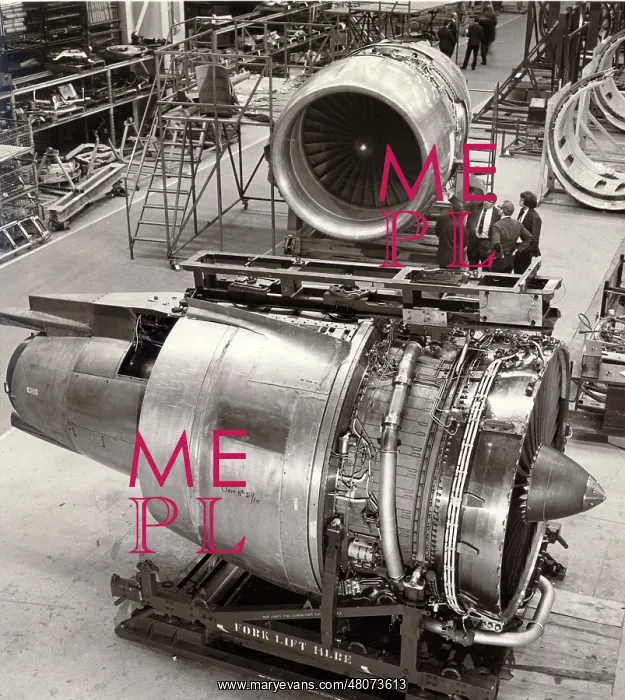 : The first production Rolls-Royce RB211 turbofans at Derby : The first production Rolls-Royce RB211 turbofans at Derby