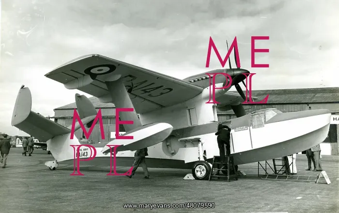 : The first prototype Supermarine Seagull ASR1, PA143, at : The first prototype Supermarine Seagull ASR1, PA143, at