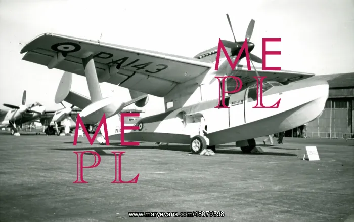 : The first prototype Supermarine Seagull ASR1, PA143, at : The first prototype Supermarine Seagull ASR1, PA143, at