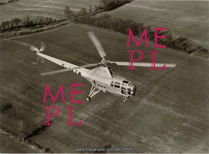 : The first prototype Westland Dragonfly 1A G-AKTW : The first prototype Westland Dragonfly 1A G-AKTW