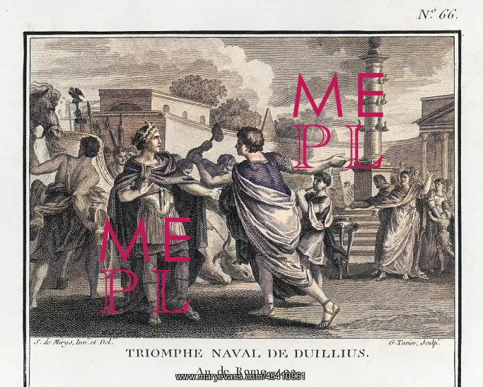 : First Punic War, naval victory of Duilius at Mylae : First Punic War, naval victory of Duilius at Mylae