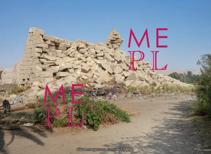 : First pylon, Ramesseum, Theban Necropolis, Thebes, Egypt : First pylon, Ramesseum, Theban Necropolis, Thebes, Egypt
