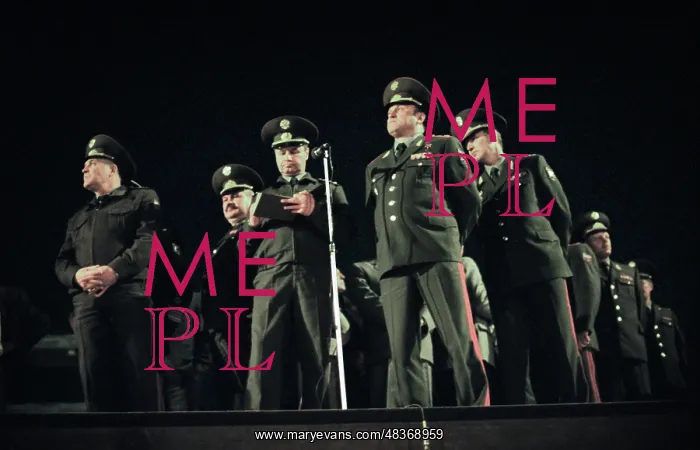 : First rehearsal of anniversary parade : First rehearsal of anniversary parade
