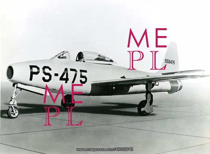 : The first Republic XP-84 Thunderjet, 45-59475 : The first Republic XP-84 Thunderjet, 45-59475