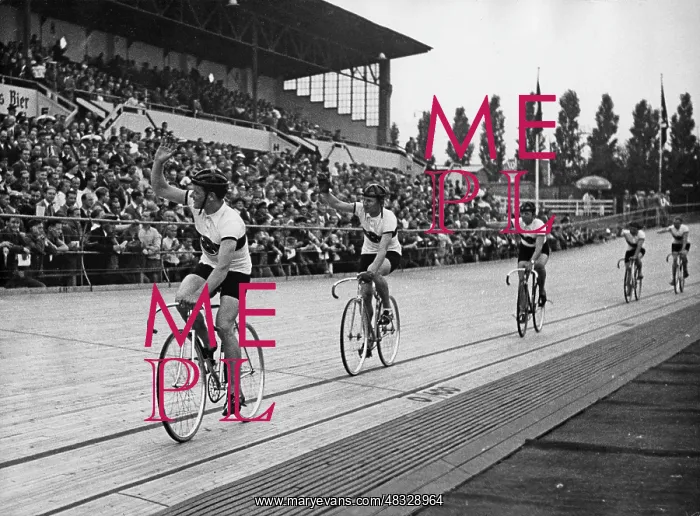 : First ride on the Olympiarennbahn, 1936 : First ride on the Olympiarennbahn, 1936