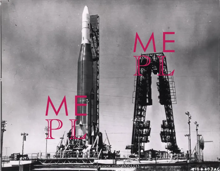 : The first Samos I spy satellite about to be launched : The first Samos I spy satellite about to be launched