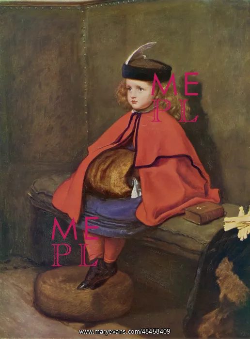 : My First Sermon by John Everett Millais : My First Sermon by John Everett Millais