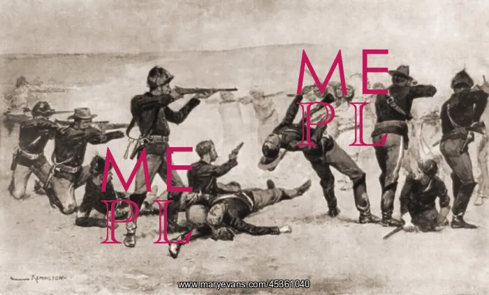 : First shots of the Wounded Knee Massacre, on Dec : First shots of the Wounded Knee Massacre, on Dec