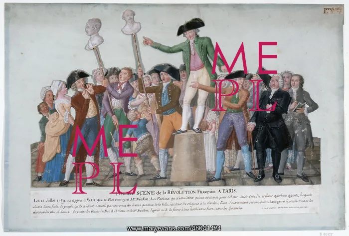 : First Stage of the French Revolution, A Paris, July 12, 1789 : First Stage of the French Revolution, A Paris, July 12, 1789