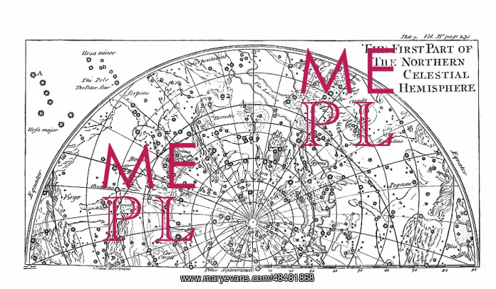 : First part of the star chart of the Northern Celestial : First part of the star chart of the Northern Celestial