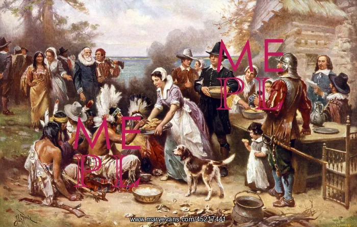 : The first Thanksgiving, 1621, Pilgrims and ? : The first Thanksgiving, 1621, Pilgrims and ?