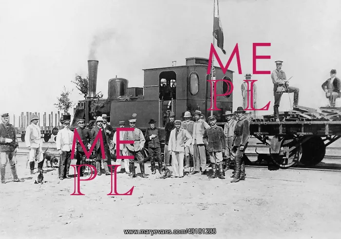 : First trip of the German railway to Kiautschou, 1900 : First trip of the German railway to Kiautschou, 1900