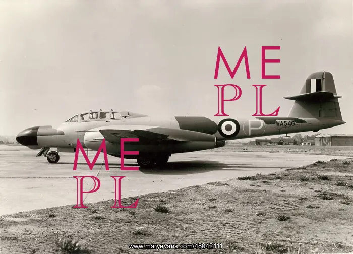 : The first true prototype of the Gloster Meteor NF11 WA546 : The first true prototype of the Gloster Meteor NF11 WA546