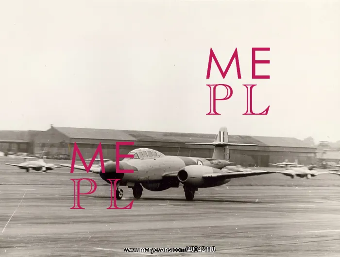 : The first true prototype of the Gloster Meteor NF11 WA546 : The first true prototype of the Gloster Meteor NF11 WA546