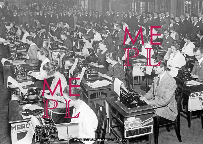 : The first typewriter competition in Berlin, 1923 : The first typewriter competition in Berlin, 1923