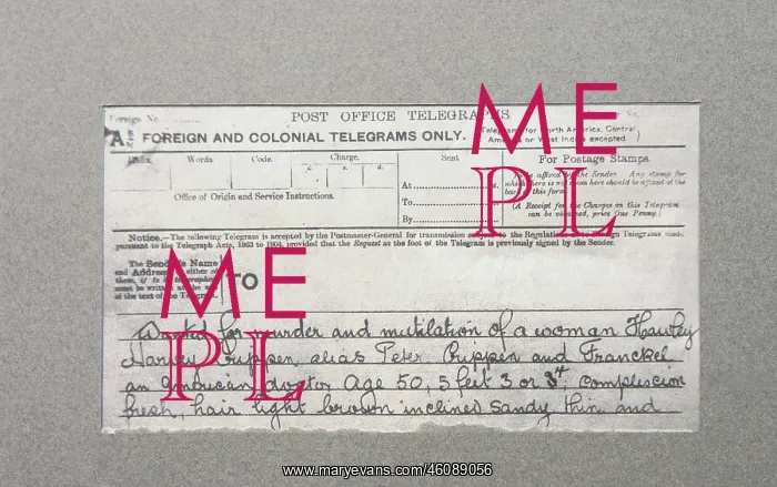 : First use of wireless telegram in crime, Dr Crippen : First use of wireless telegram in crime, Dr Crippen