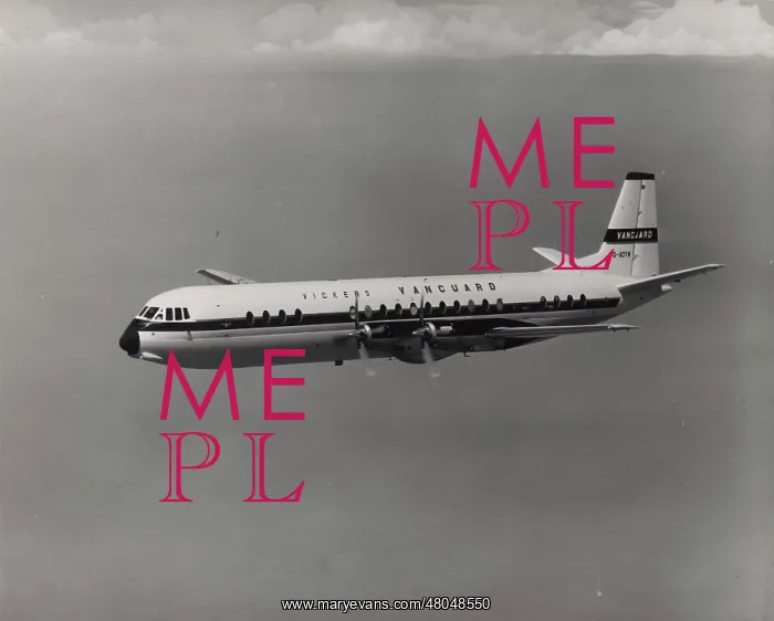 : The first Vickers Vanguard G-AOYW in flight : The first Vickers Vanguard G-AOYW in flight