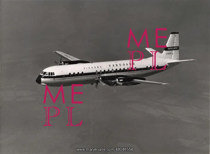 : The first Vickers Vanguard G-AOYW in flight : The first Vickers Vanguard G-AOYW in flight