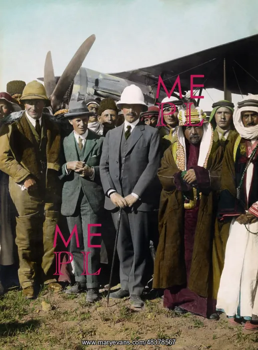 : First Viscount Herbert Samuel, Colonel T.E. Lawrence : First Viscount Herbert Samuel, Colonel T.E. Lawrence