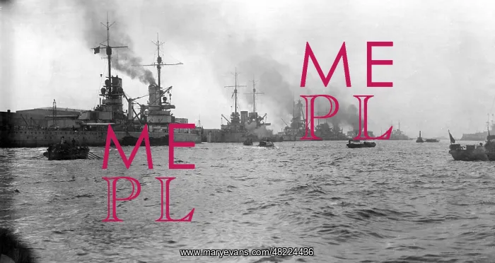 : First World War: German High Seas Fleet waiting in their : First World War: German High Seas Fleet waiting in their