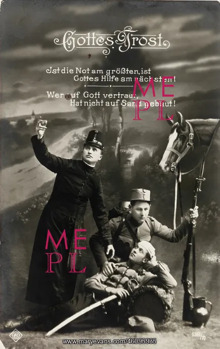 : First World War. Picture postcard : First World War. Picture postcard