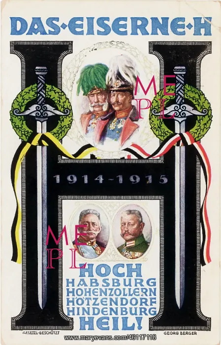 : First World War. Picture postcard : First World War. Picture postcard