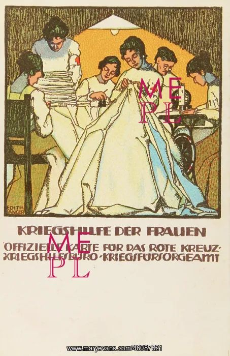 : First World War. War aid of women : First World War. War aid of women