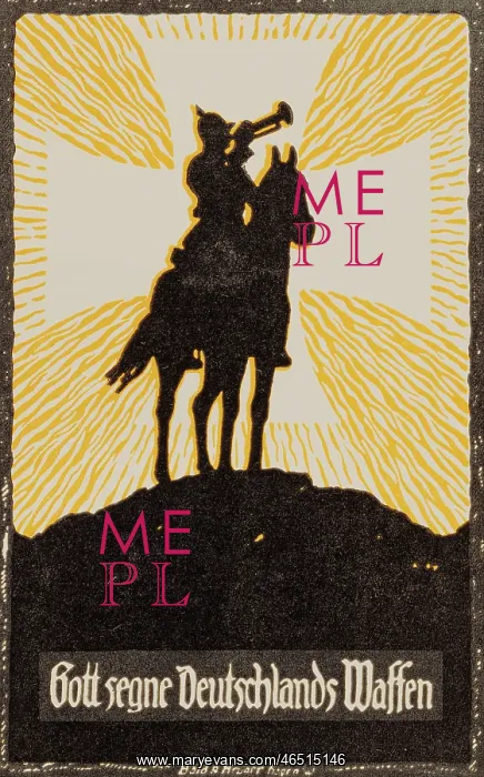 : First World War / WW I, propaganda, postcard : First World War / WW I, propaganda, postcard