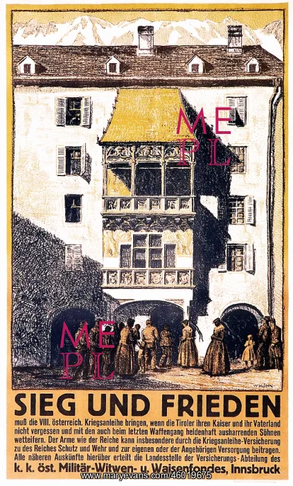: First World War / WWI, Austria, advertisement : First World War / WWI, Austria, advertisement