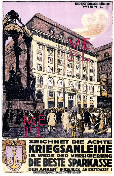 : First World War / WWI, Austria, advertisement : First World War / WWI, Austria, advertisement