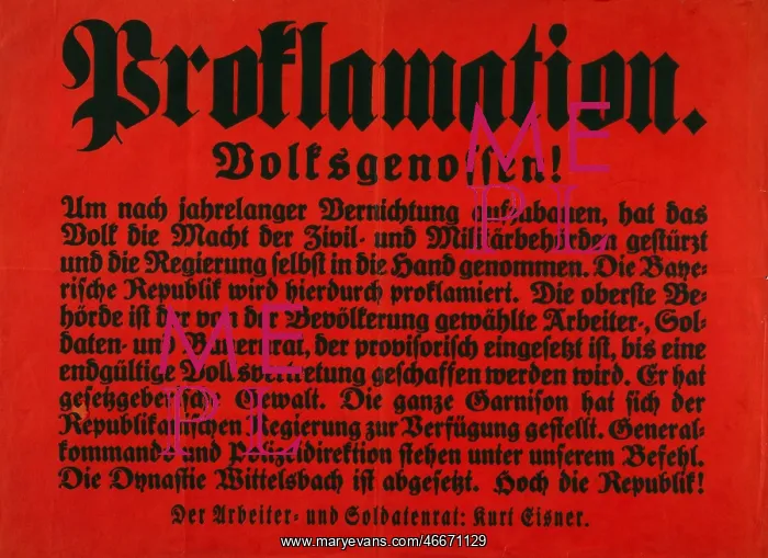 : First World War / WWI, end of war, German Revolution : First World War / WWI, end of war, German Revolution