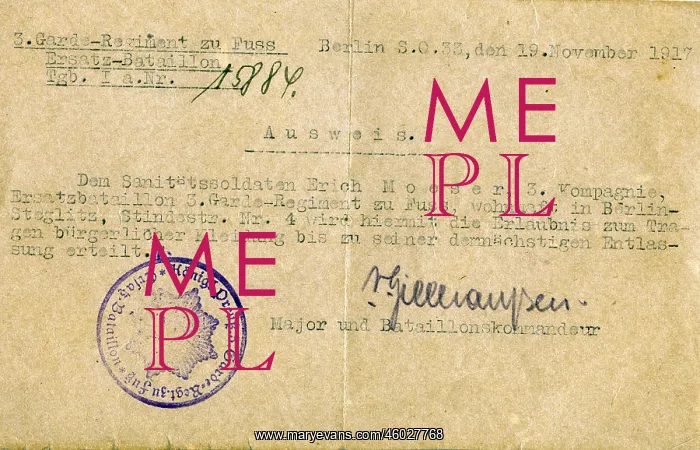: First World War / WWI, military, soldiers, permission : First World War / WWI, military, soldiers, permission