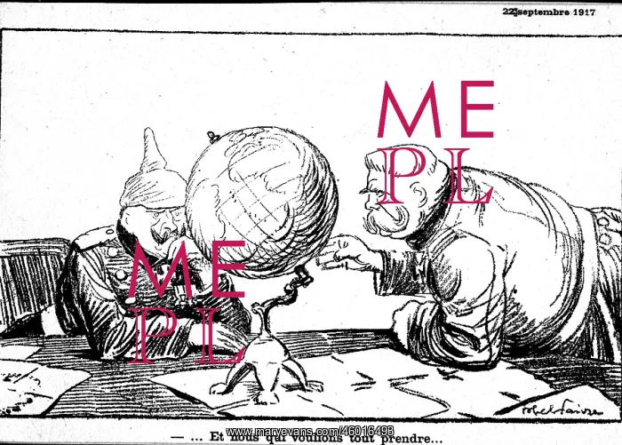 : First World War / WWI, propaganda, French caricature : First World War / WWI, propaganda, French caricature