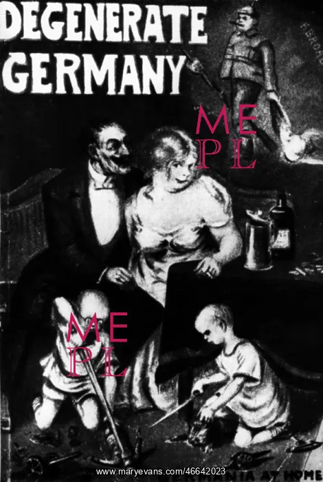  : First World War  /  WWI, propaganda, British agitation