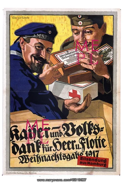 : First World War / WWI, propaganda, Christmas : First World War / WWI, propaganda, Christmas