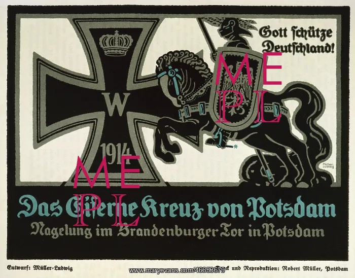 : First World War / WWI, propaganda, Germany, Das : First World War / WWI, propaganda, Germany, Das