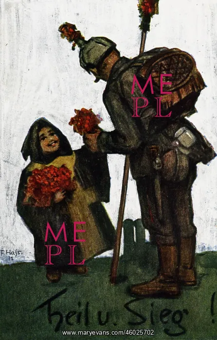 : First World War / WWI, propaganda, postcard Heil : First World War / WWI, propaganda, postcard Heil