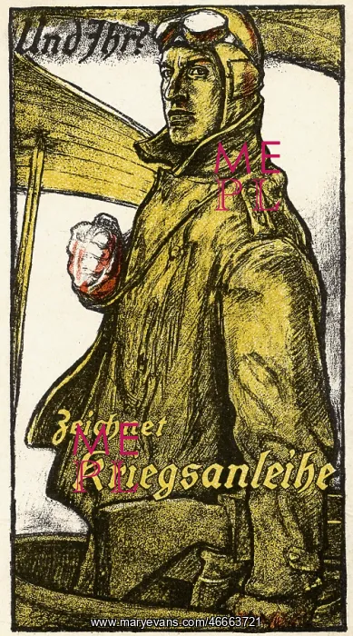 : First World War / WWI, propaganda, postcard Und : First World War / WWI, propaganda, postcard Und