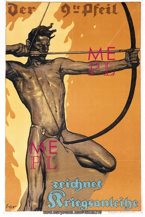 : First World War / WWI, propaganda, poster Der : First World War / WWI, propaganda, poster Der
