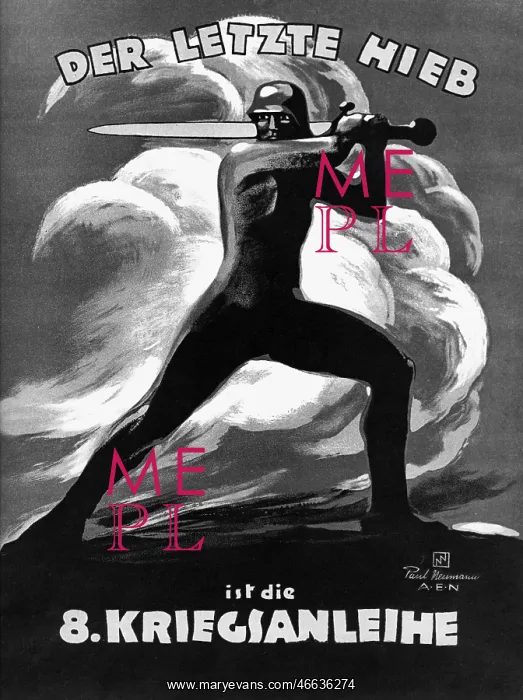 : First World War / WWI, propaganda, poster Der : First World War / WWI, propaganda, poster Der