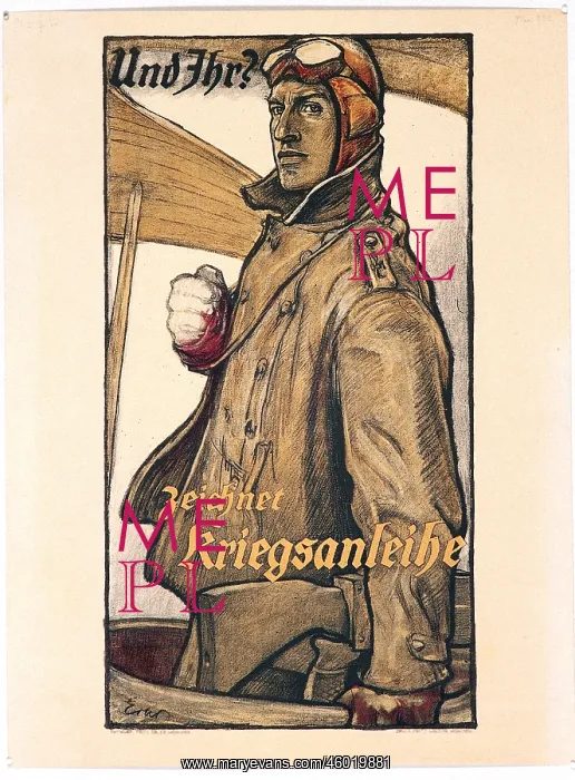 : First World War / WWI, propaganda, poster Und : First World War / WWI, propaganda, poster Und
