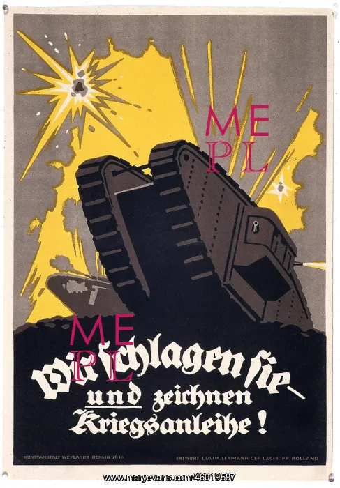 : First World War / WWI, propaganda, poster Wir : First World War / WWI, propaganda, poster Wir