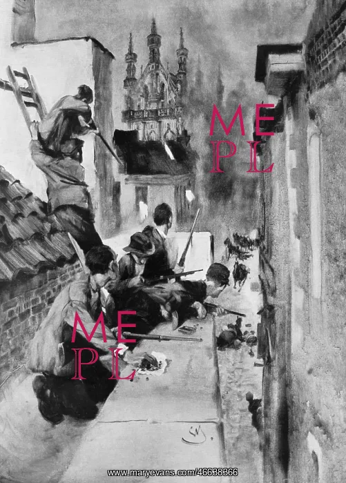 : First World War / WWI, Western Front, Die Franctireurs : First World War / WWI, Western Front, Die Franctireurs