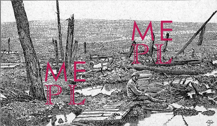  : First World War  /  WWI, Western Front, destroyed