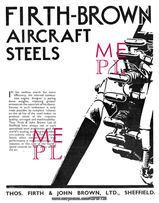 : Firth Brown Aircraft Steels 1932 : Firth Brown Aircraft Steels 1932