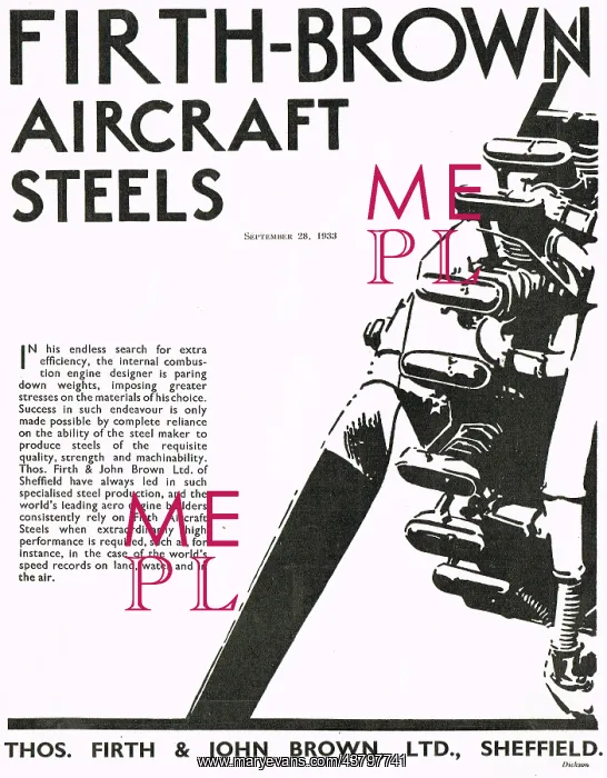 : Firth Brown Aircraft Steels : Firth Brown Aircraft Steels