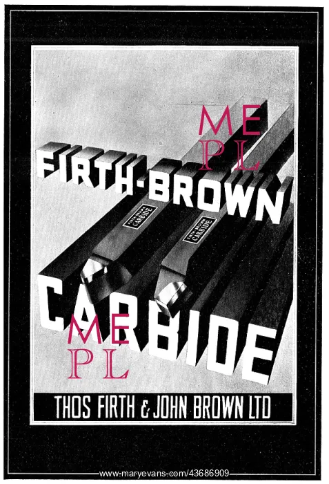 : Firth-Brown Carbide Machine Tools : Firth-Brown Carbide Machine Tools