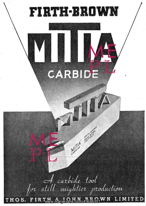 : Firth-Brown Mitia Carbide Machine Tools : Firth-Brown Mitia Carbide Machine Tools