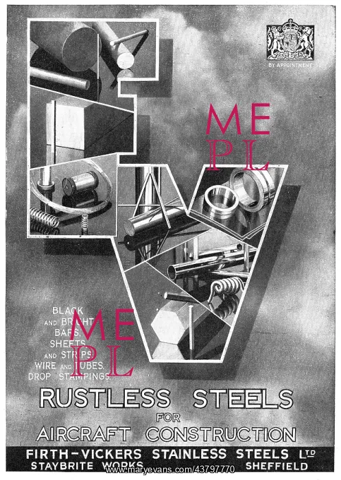 : Firth Brown Rustless Steel : Firth Brown Rustless Steel